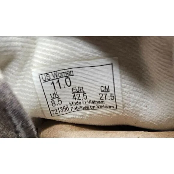 VANS Brown Washed Polka Dot Athletic Shoes Women's Size US 11 Lace Up Classics - Picture 11 of 11